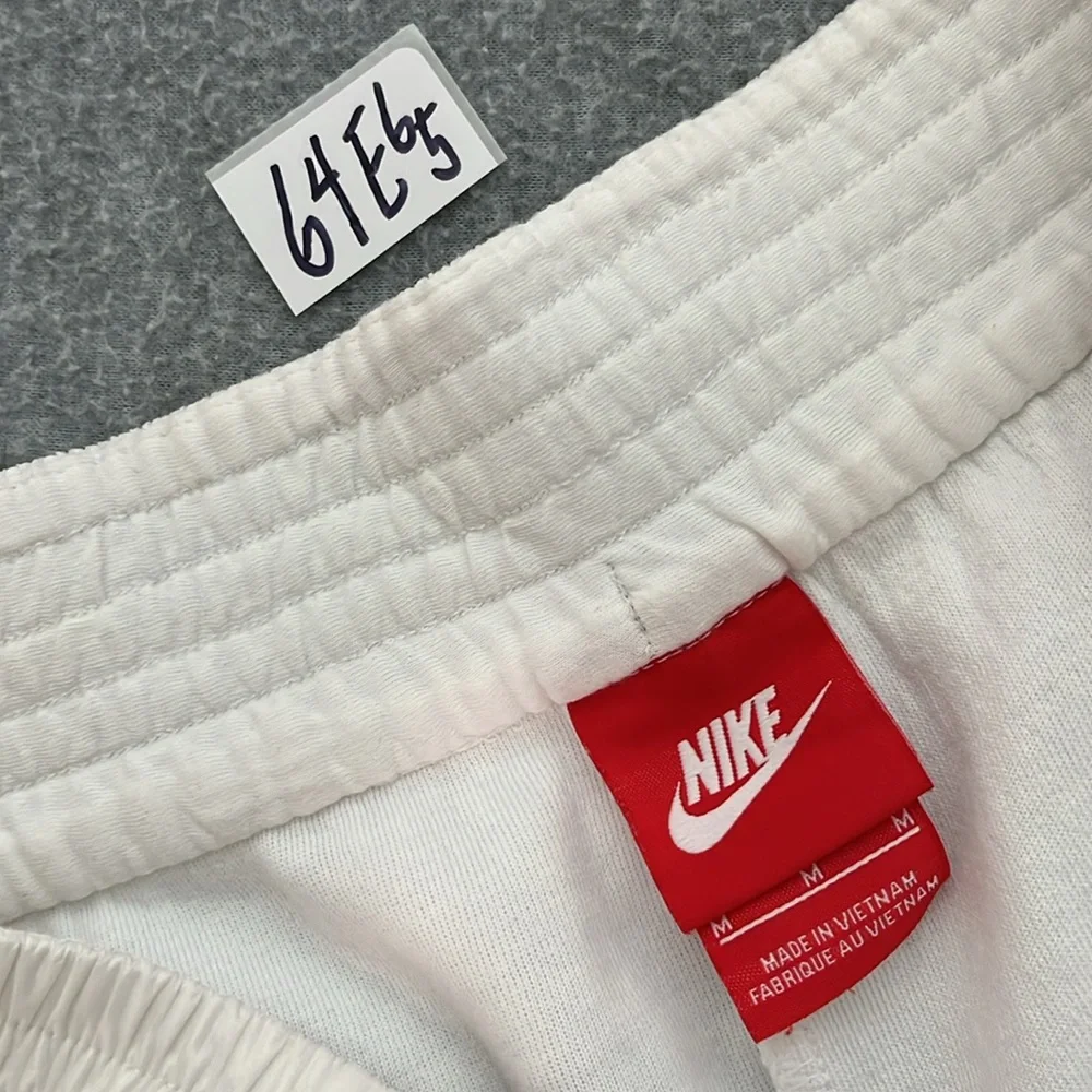 Womens Nike White Tech Fleece Splatter Sweatpants Medium Active Athleisure